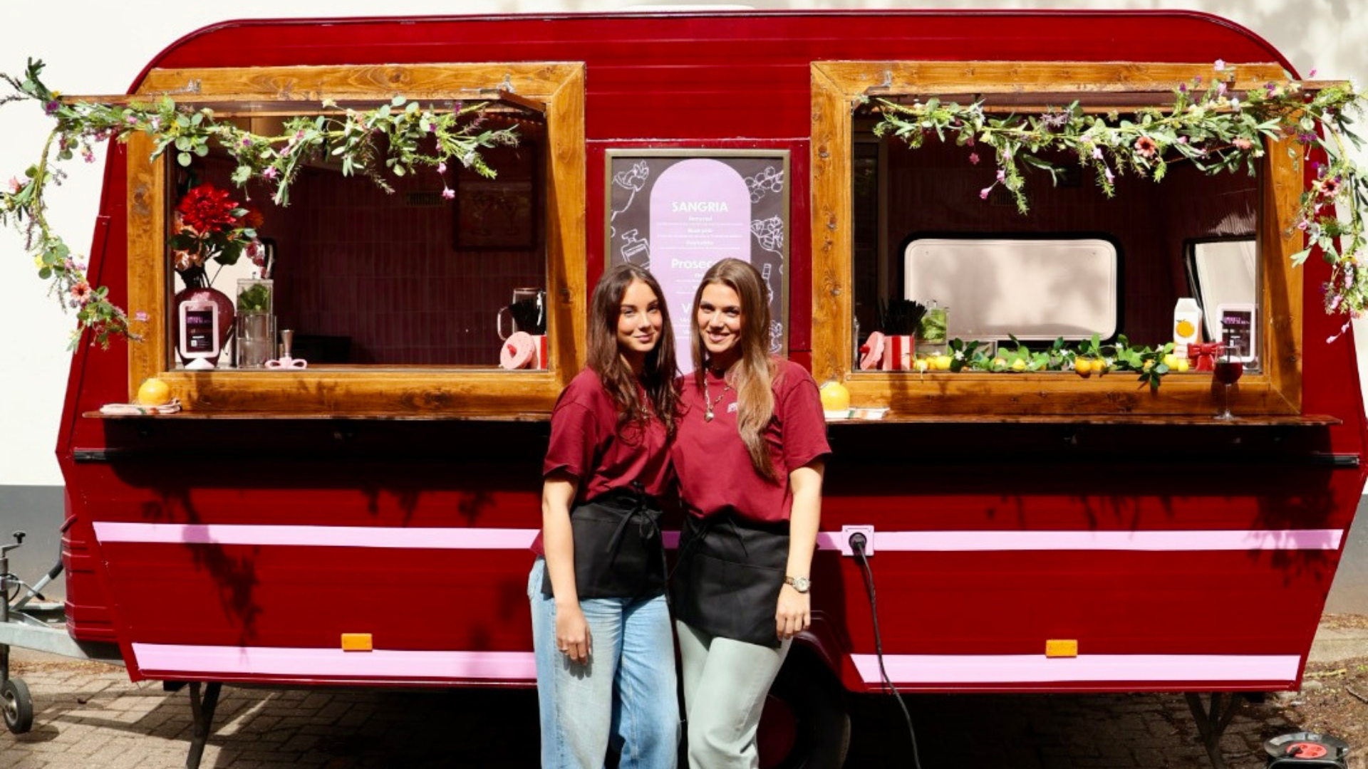 Vintage dranktruck van Bubbels bij de buren met Isa en Mikki